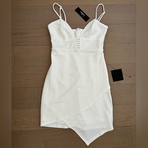 NWT- Lulus White Mini Dress - Picture 3 of 9